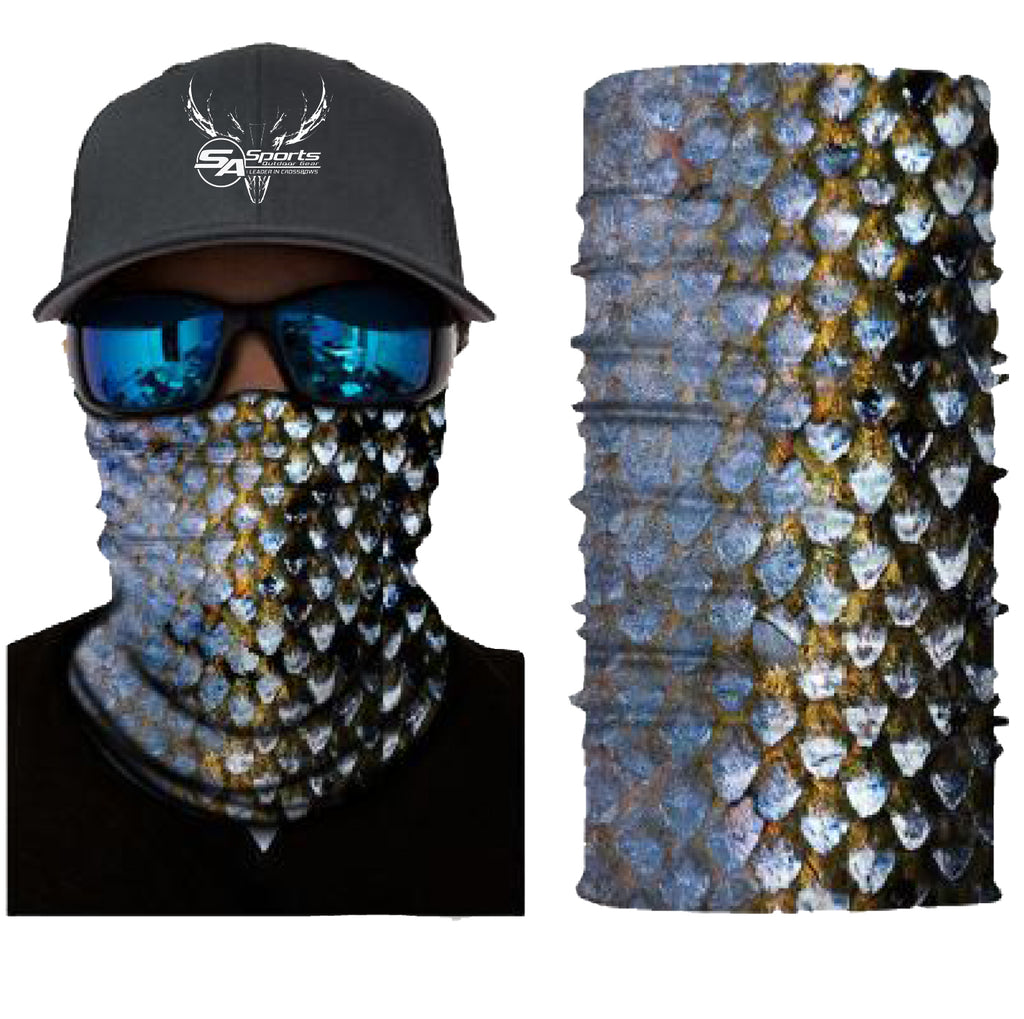 Face Armor© Fish Scale Neck Gaiter Fishing Lover Gift Outdoor